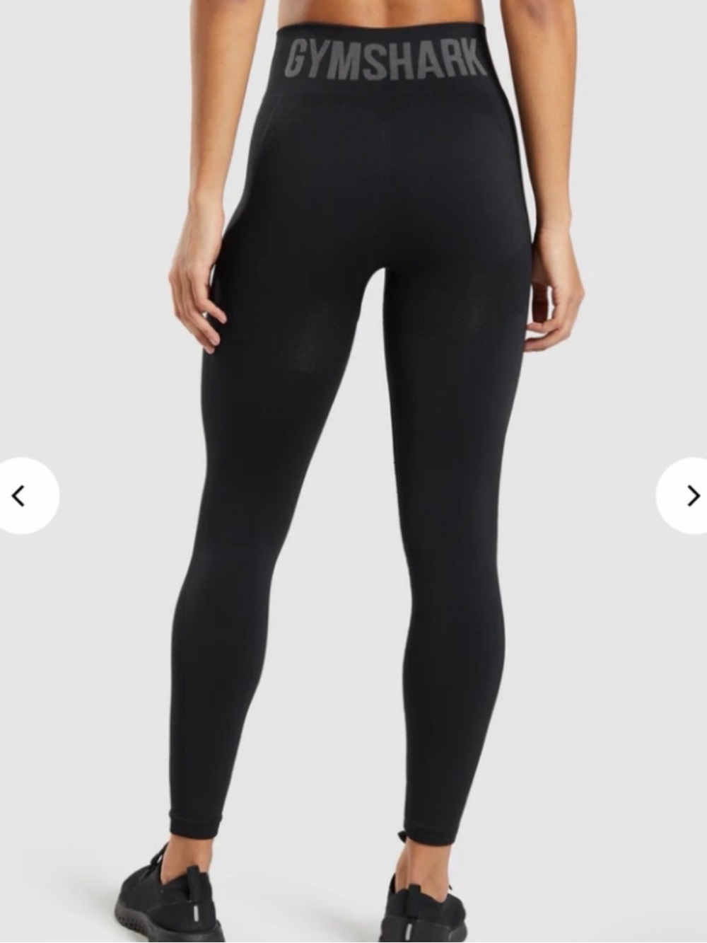 Gymshark Flex High Waisted Leggings (Black, S)